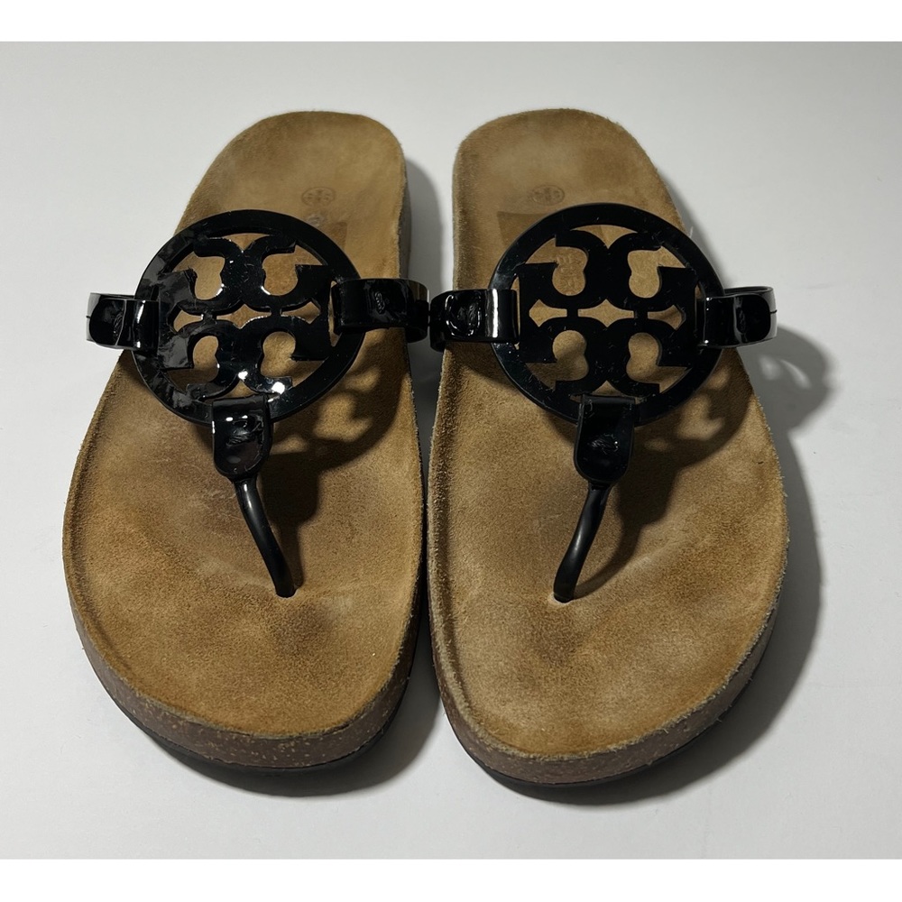 Tory Burch Miller Cloud Sandal Black Size 10.5